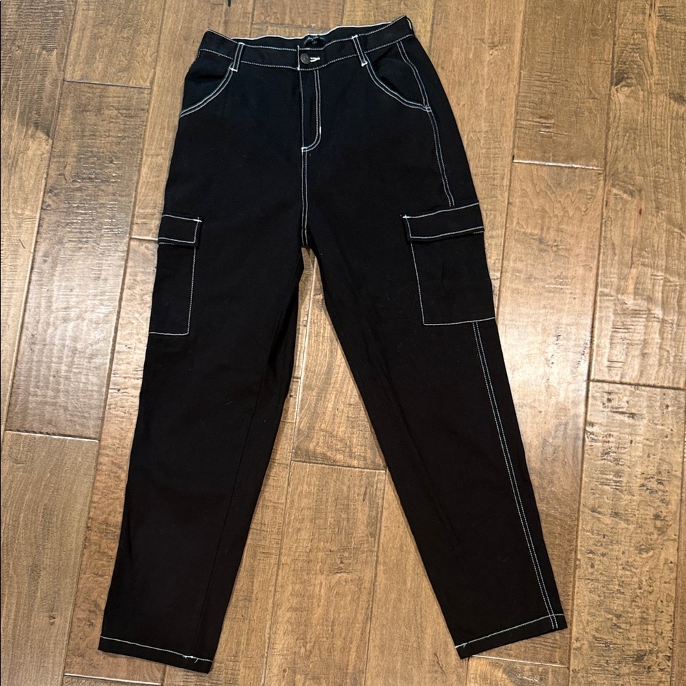Black Wide Leg Women's Pants